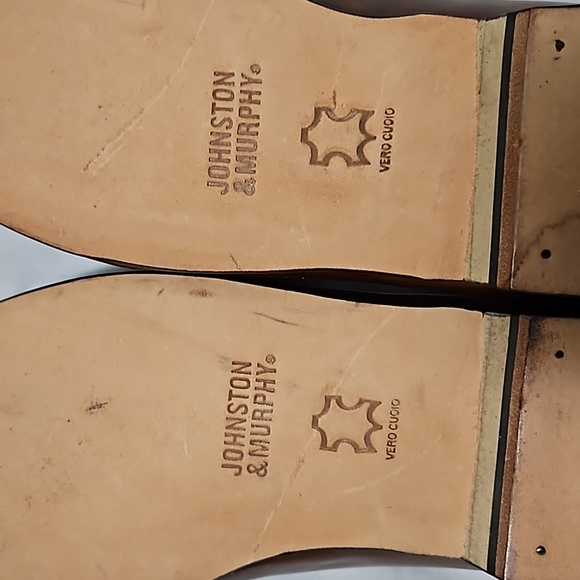 Johnston and Murphy two-tone tassel loafers. - Picture 7 of 8